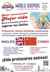 chino Aranjuez Chinese Aranjuez ingles Aranjuez English Aranjuez