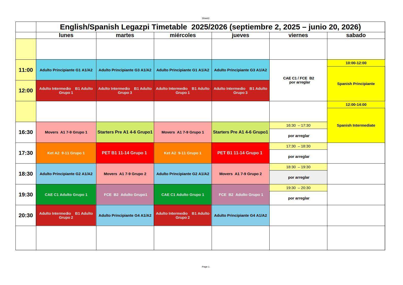 clases de inglés World idiomas Arganzuela